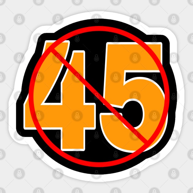 🚫 45 - Back Sticker by SubversiveWare